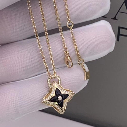 ¡®Veyra Jewelry¡¯STAR PEDANT PINK GOLD DIAMOND NECKLACE