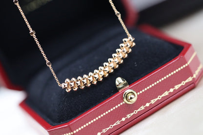 ¡®Veyra Jewelry¡¯CLASH PINK GOLD NECKLACE