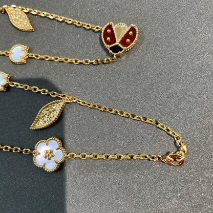 ¡®Veyra Jewelry¡¯LUCKY SPRING 15 MOTIFS GOLD NECKLACE