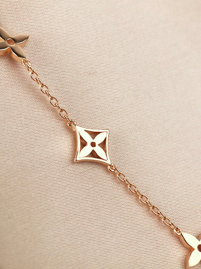 ¡®Veyra Jewelry¡¯STAR AND SUN 7 MOTIFS GOLD BRACELET