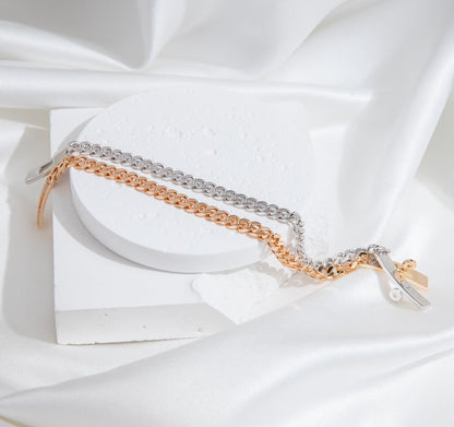¡®Veyra Jewelry¡¯KELLY CHAIN SILVER DIAMOND BRACELET