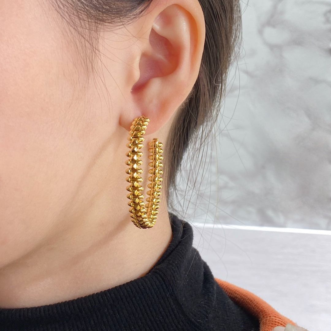 ¡®Veyra Jewelry¡¯CLASH HOOP EARRINGS