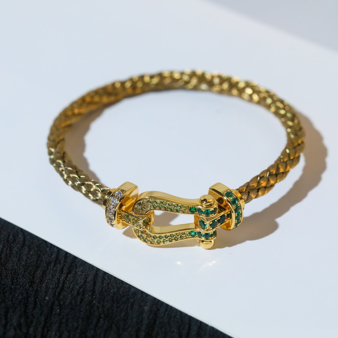 ¡®Veyra Jewelry¡¯FORCE 10 GOLD GREEN DIAMOND PAVED