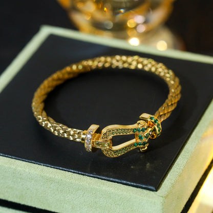 ¡®Veyra Jewelry¡¯FORCE 10 GOLD GREEN DIAMOND PAVED