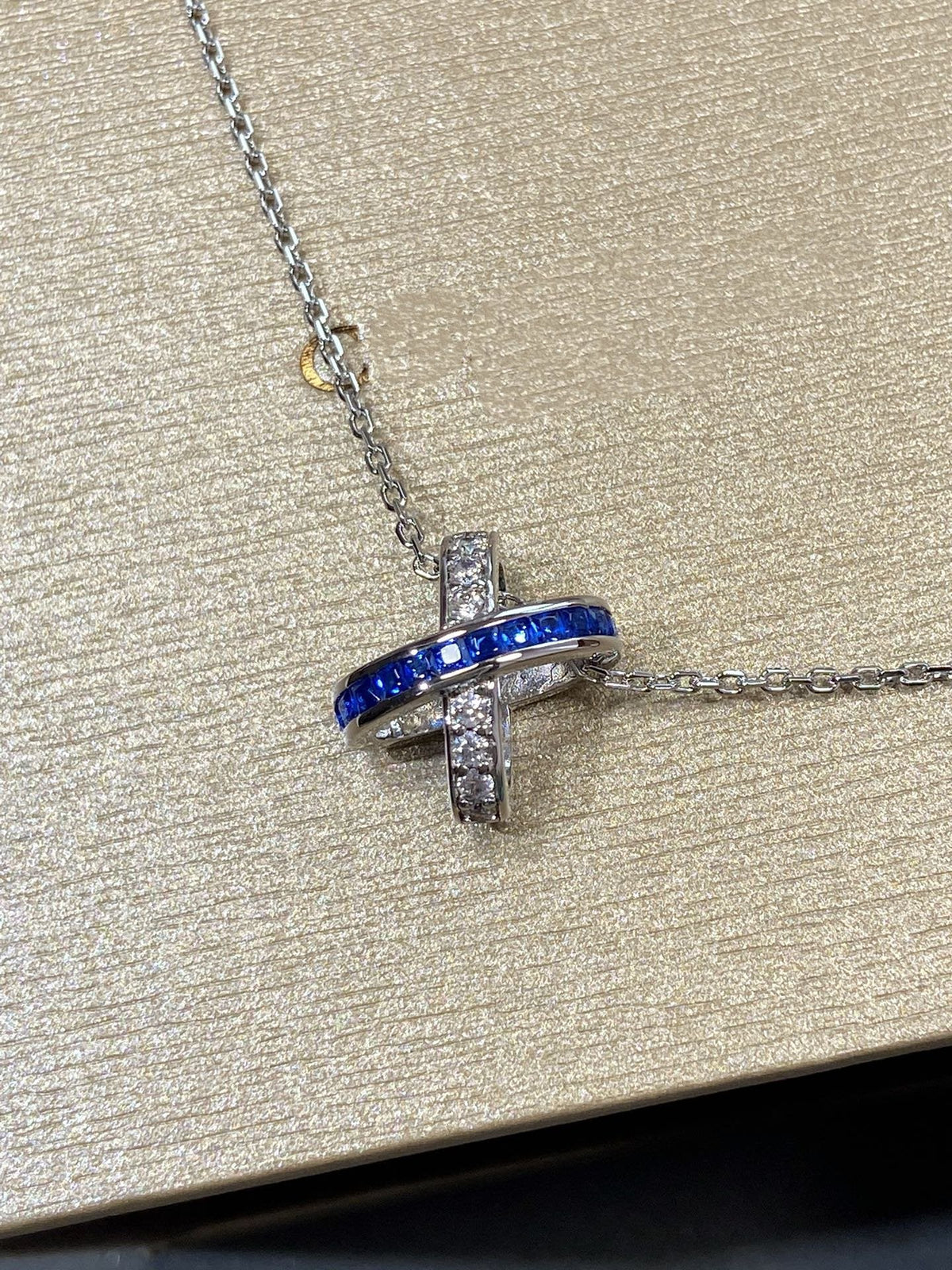¡®Veyra Jewelry¡¯LIENS DIAMOND SILVER NECKLACE