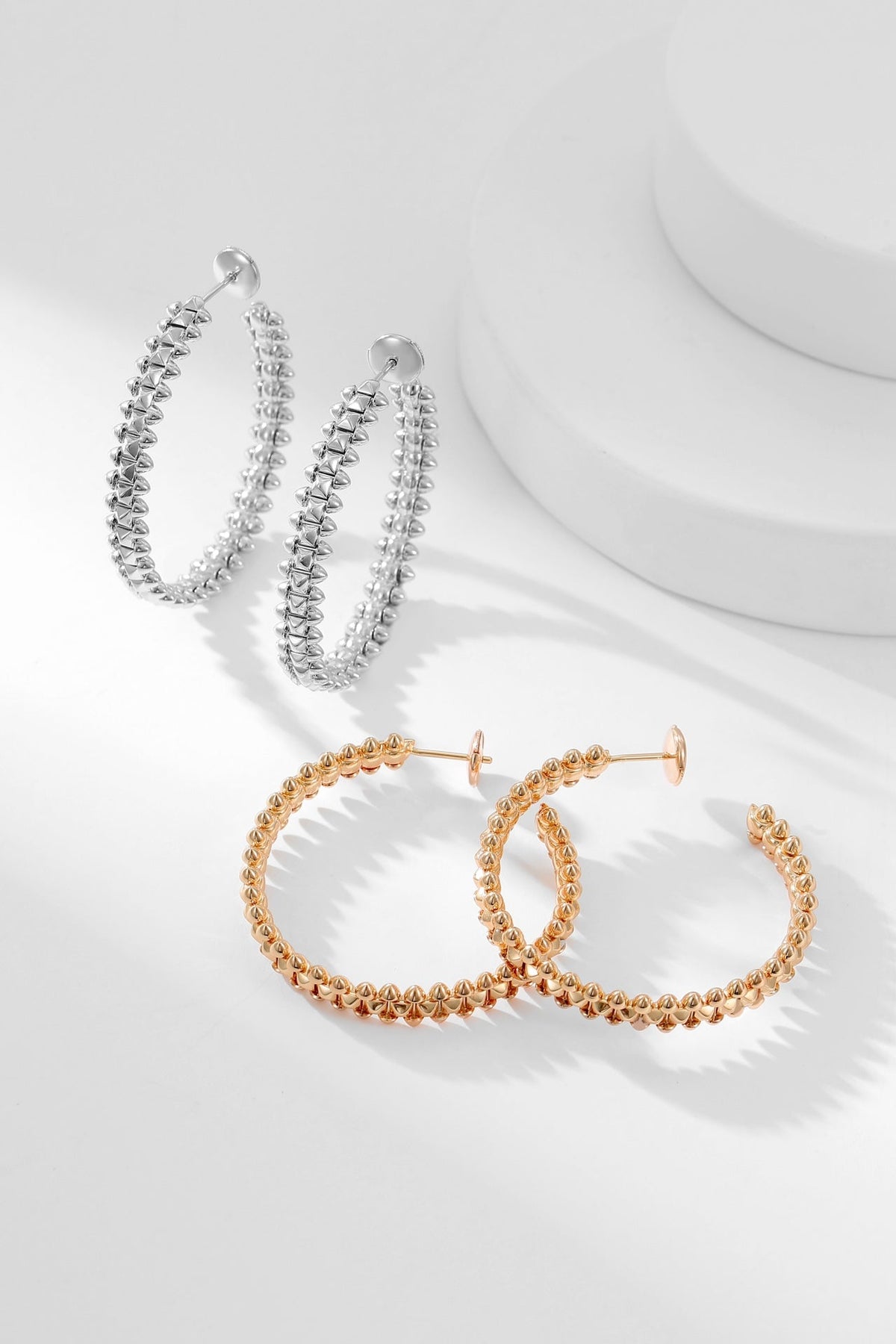 ¡®Veyra Jewelry¡¯CLASH HOOP EARRINGS