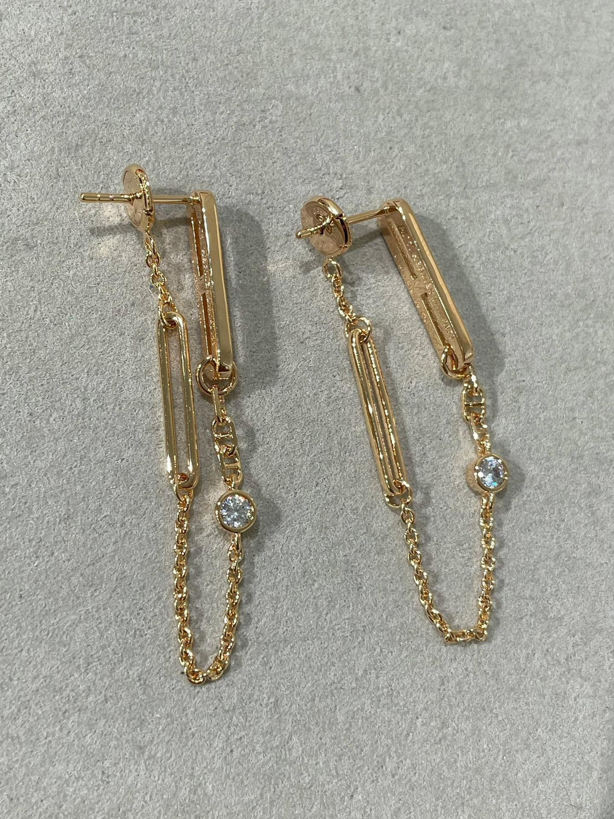 ¡®Veyra Jewelry¡¯CHAINE CHAOS DIAMOND DROP EARRINGS