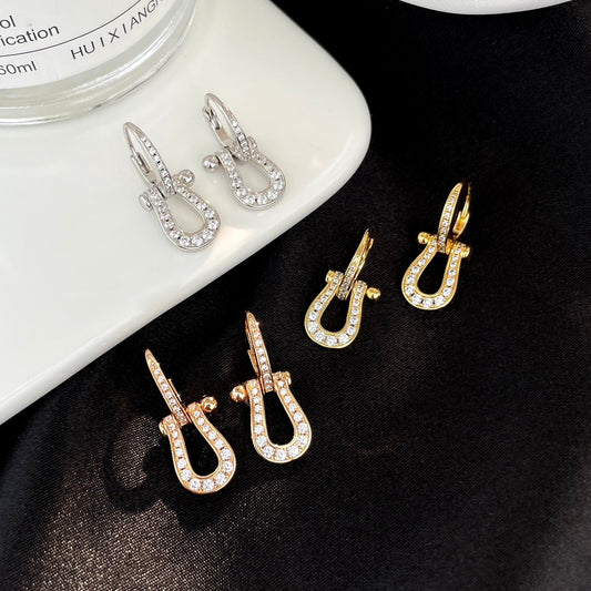 ¡®Veyra Jewelry¡¯FORCE 10 FULL DIAMOND DROP EARRINGS MEDIUM MODEL