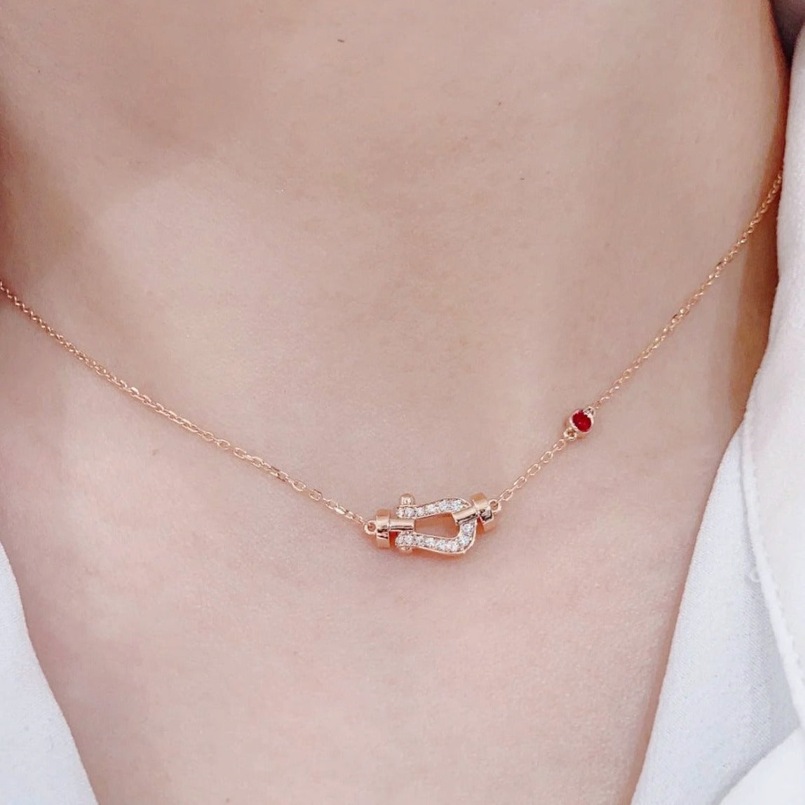 ¡®Veyra Jewelry¡¯FORCE 10 DIAMOND PINK GOLD NECKLACE