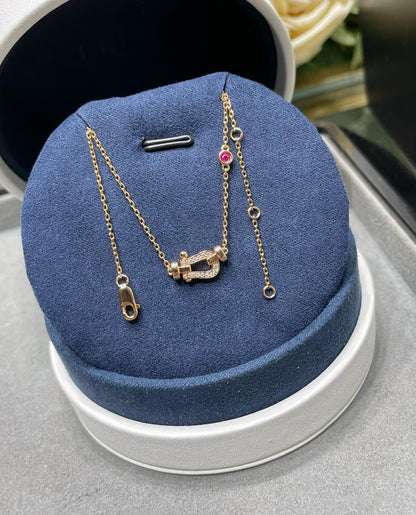 ¡®Veyra Jewelry¡¯FORCE 10 DIAMOND PINK GOLD NECKLACE