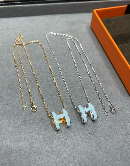 ¡®Veyra Jewelry¡¯POP H SKY BLUE NECKLACE