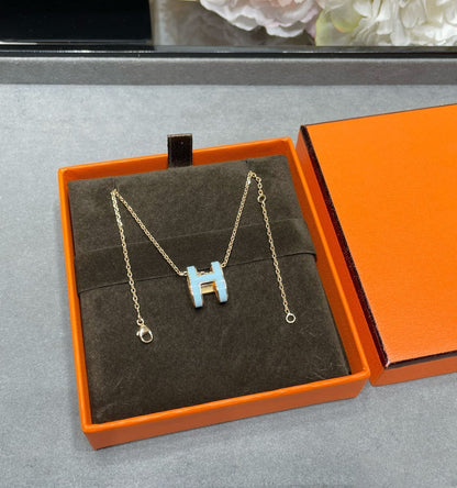 ¡®Veyra Jewelry¡¯POP H SKY BLUE NECKLACE