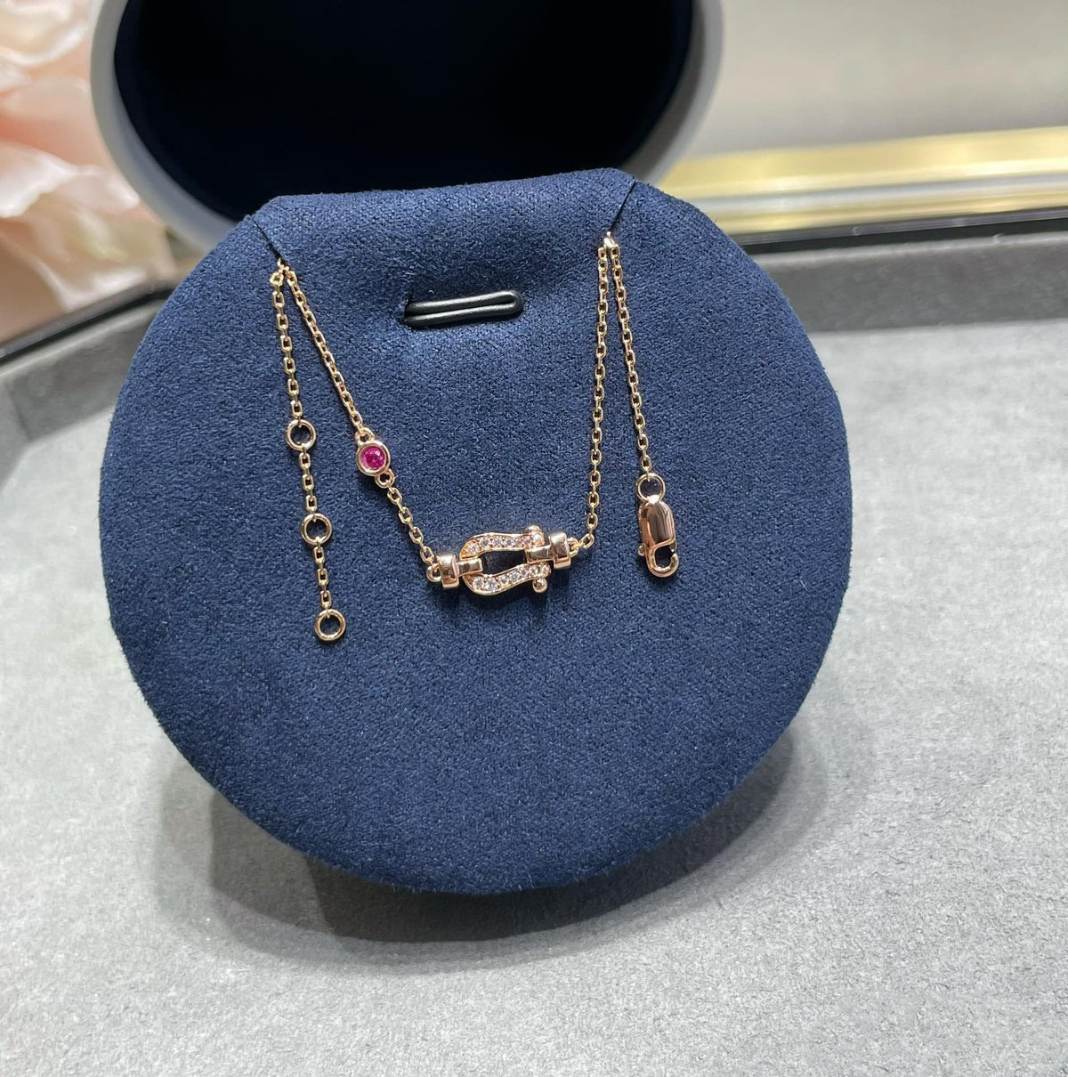 ¡®Veyra Jewelry¡¯FORCE 10 DIAMOND CHAIN LINK PINK GOLD BRACELET