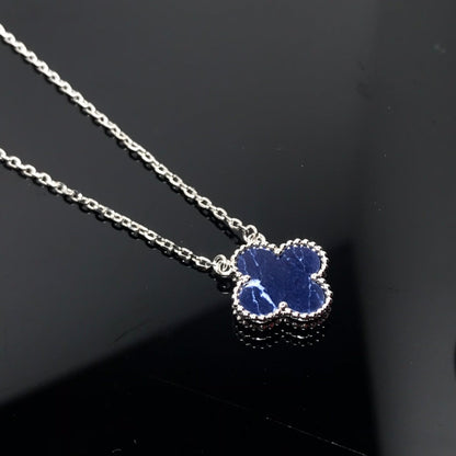 ¡®Veyra Jewelry¡¯CLOVER PIETERSITE SILVER LONG NECKLACE