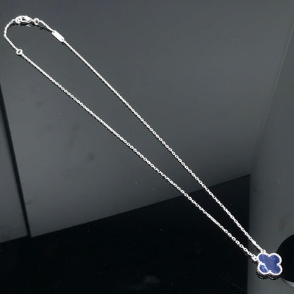¡®Veyra Jewelry¡¯CLOVER PIETERSITE SILVER LONG NECKLACE