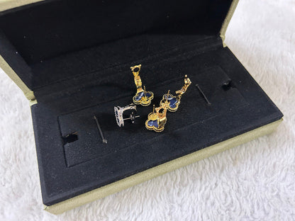 ¡®Veyra Jewelry¡¯CLOVER PIETERSITE MEDIUM STUD EARRINGS