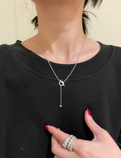 ¡®Veyra Jewelry¡¯FINESSE SILVER DIAMOND NECKLACE