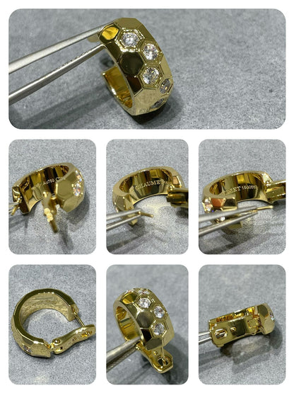 ¡®Veyra Jewelry¡¯BEE LOVE DIAMOND HOOP EARRINGS