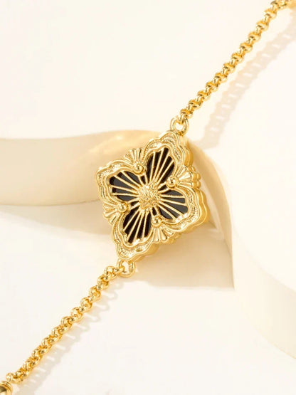 [Veyra Jewelry]B.C.L ENAMELED One-Flower Bracelet£¨Various Colors)
