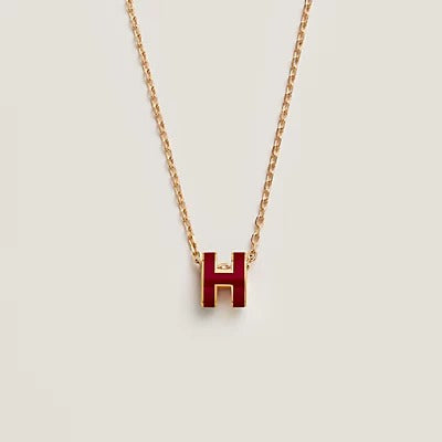 ¡®Veyra Jewelry¡¯HM CLIC RED ENAMEL GOLD NECKLACE