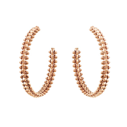 ¡®Veyra Jewelry¡¯CLASH LARGE HOOP EARRINGS