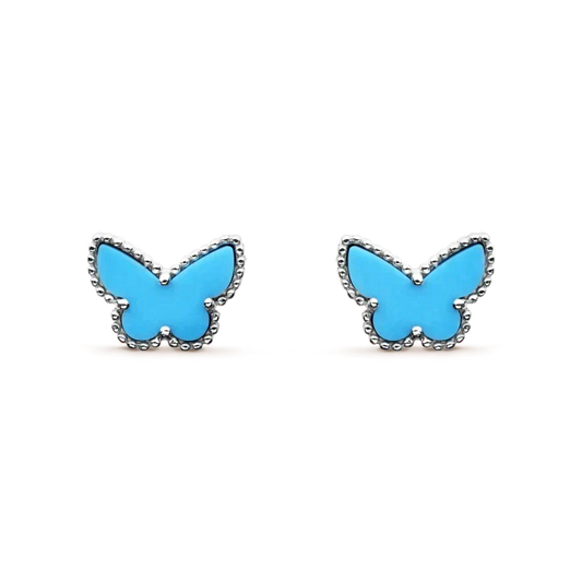 ¡®Veyra Jewelry¡¯BUTTERFLY TURQUOISE EARRINGS SILVER