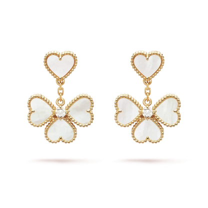¡®Veyra Jewelry¡¯CLOVER SWEET WHITE MOP EARRINGS