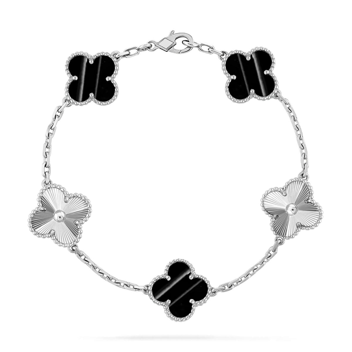 [Veyra Jewelry]New  CLOVER 5 MOTIF PULSAR STONE BRACELET COLLECTION