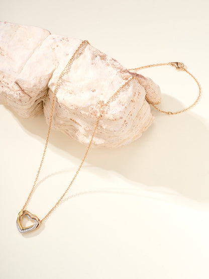 ¡®Veyra Jewelry¡¯Heart Ring Pendant Necklace
