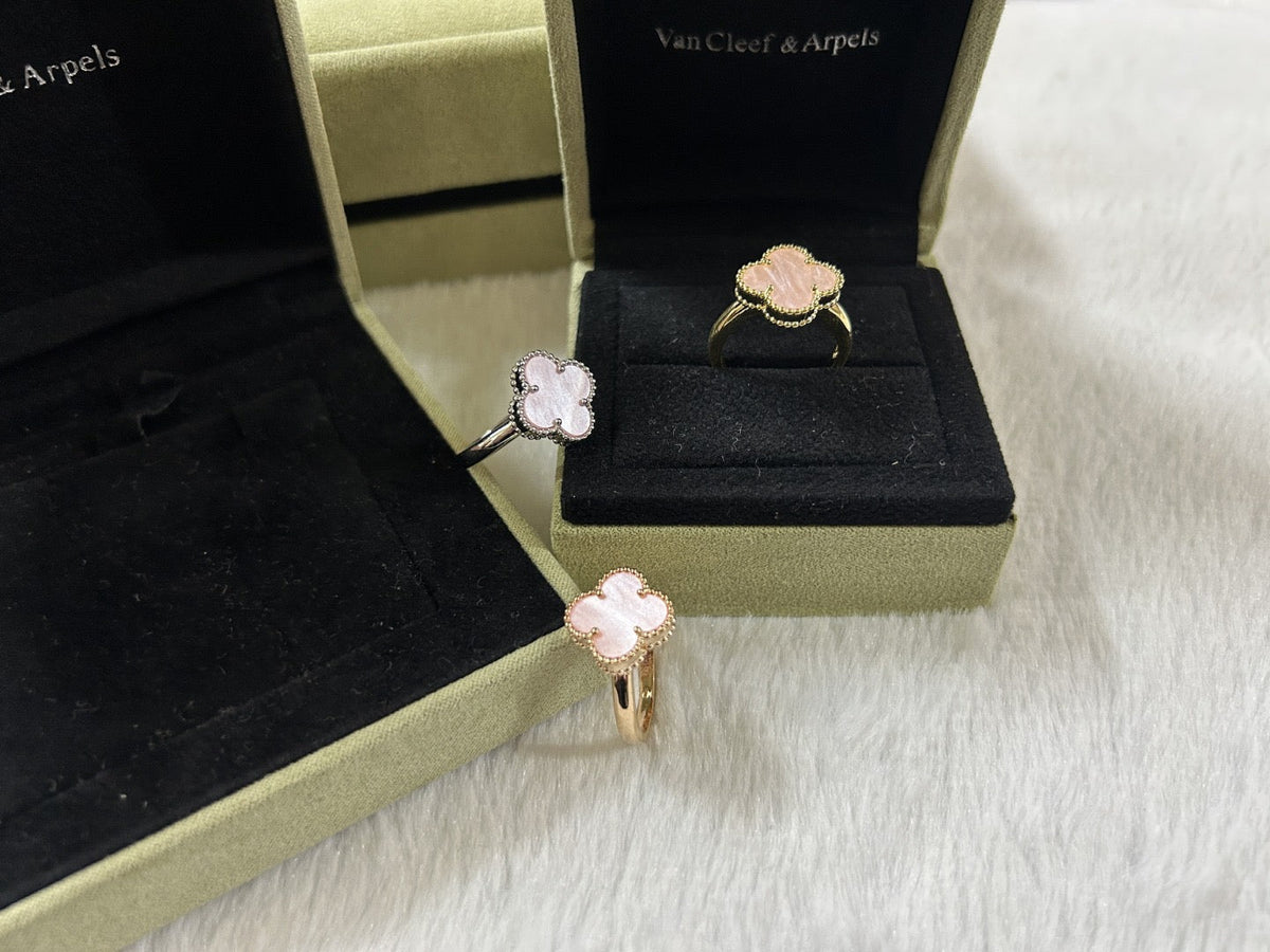 [Veyra Jewelry]Pink Clover Ring