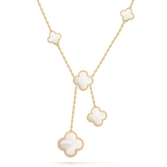 ¡®Veyra Jewelry¡¯CLOVER MOTHER OF PEARL NECKLACE 6 MOTIF