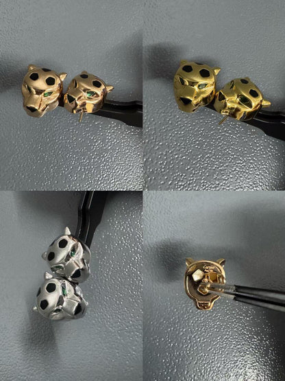 [Veyra Jewelry] CHRRTAH-PRINT STUD EARRINGS, THREE COLORS