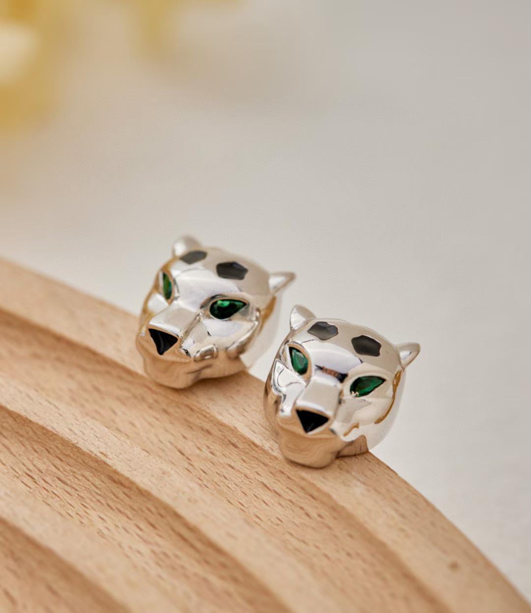[Veyra Jewelry] CHRRTAH-PRINT STUD EARRINGS, THREE COLORS