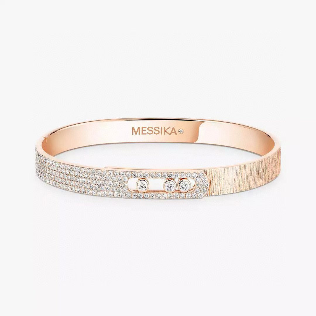 [Veyra Jewelry] 2026 BRAND-NEW FROSTED BRACELET WITH DIAMONDS THREE COLORS
