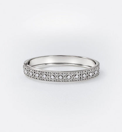 [Veyra Jewelry] 2026 WOVEN-PATTERN BRACELET SET WITH FULL DIAMOND INLAY THREE-COLORS