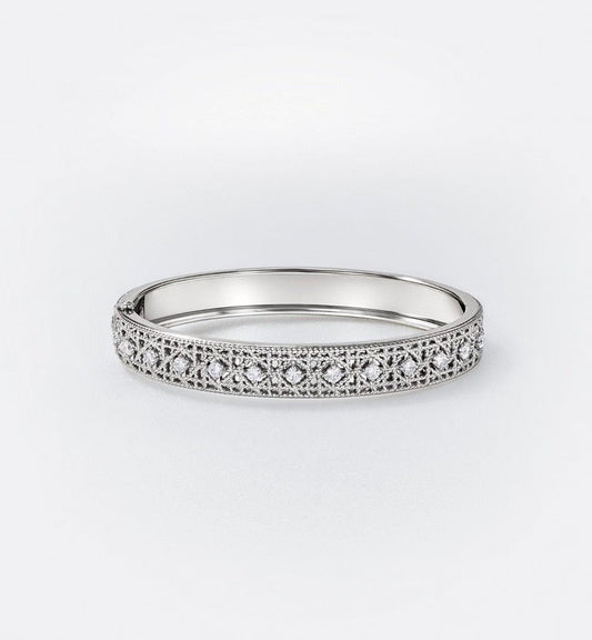 [Veyra Jewelry] 2026 WOVEN-PATTERN BRACELET SET WITH FULL DIAMOND INLAY THREE-COLORS