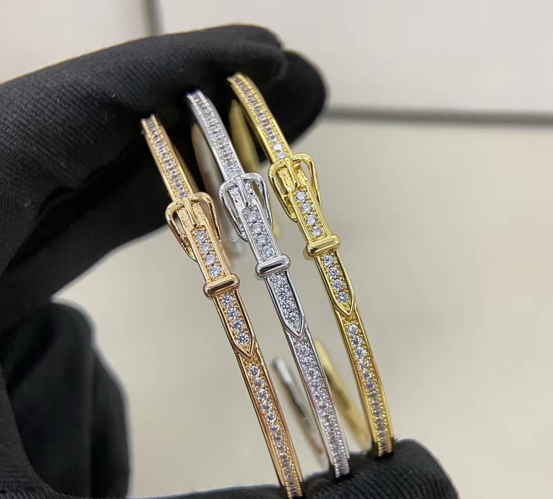 [Veyra Jewelry] DIAMOND-ENCRUSTED BRACELET THREE COLORS