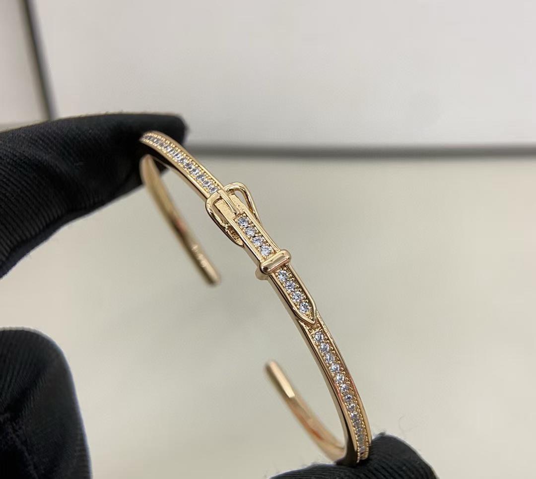[Veyra Jewelry] DIAMOND-ENCRUSTED BRACELET THREE COLORS