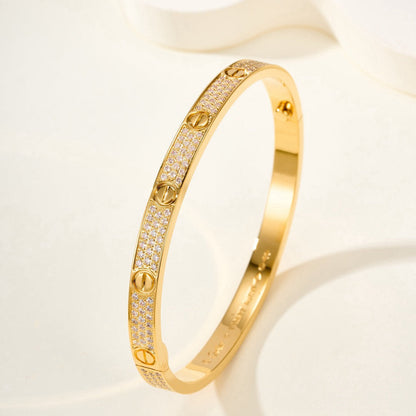 ¡®Veyra Jewelry¡¯LOVE BRACELET 4.8MM DIAMOND-PAVED