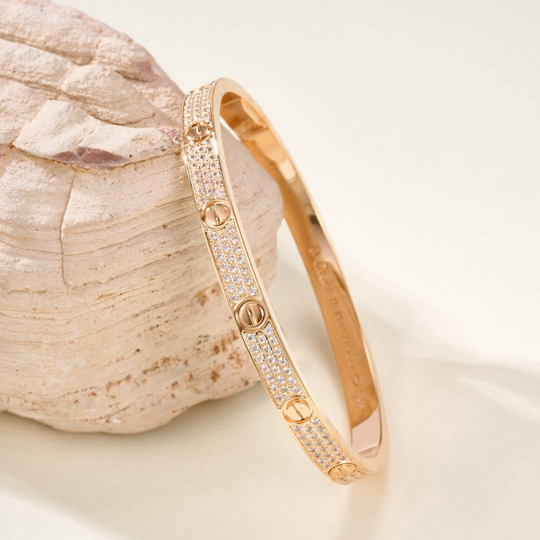 ¡®Veyra Jewelry¡¯LOVE BRACELET 4.8MM DIAMOND-PAVED