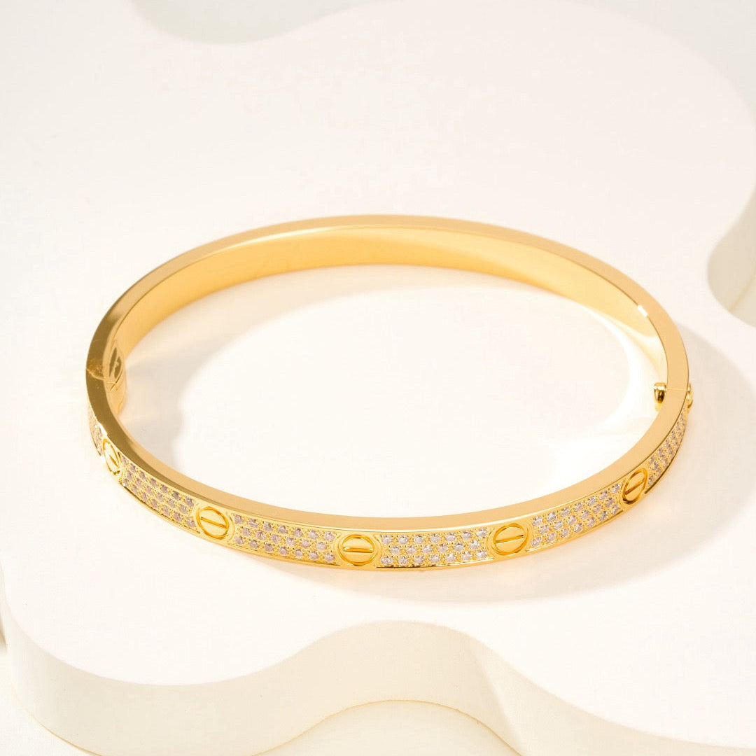 ¡®Veyra Jewelry¡¯LOVE BRACELET 4.8MM DIAMOND-PAVED