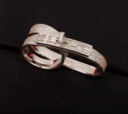 ¡®Veyra Jewelry¡¯NEW STYLE FULL CIRCLE DOUBLE DIAMOND RING