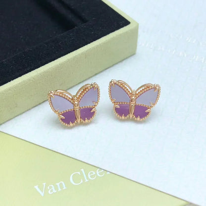 [Veyra Jewelry]26 NEW CLOVER LUCKY LIGHT PURPLE SET
