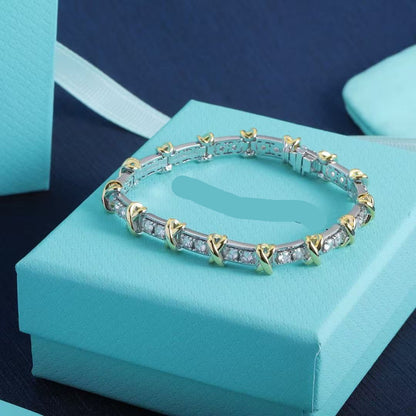 [Veyra Jewelry]New 16-stone diamond bracelet