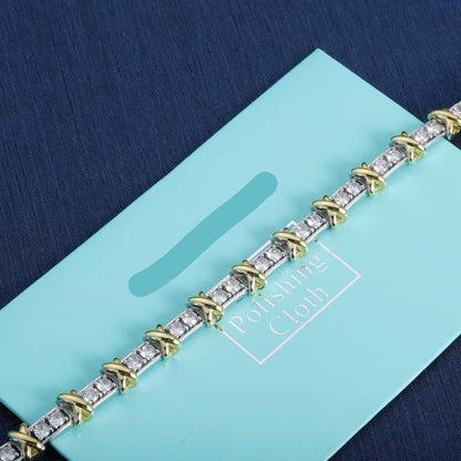 [Veyra Jewelry]New 16-stone diamond bracelet