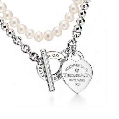 [Veyra Jewelry] Double-clasp Pearl Necklace、Bracelet