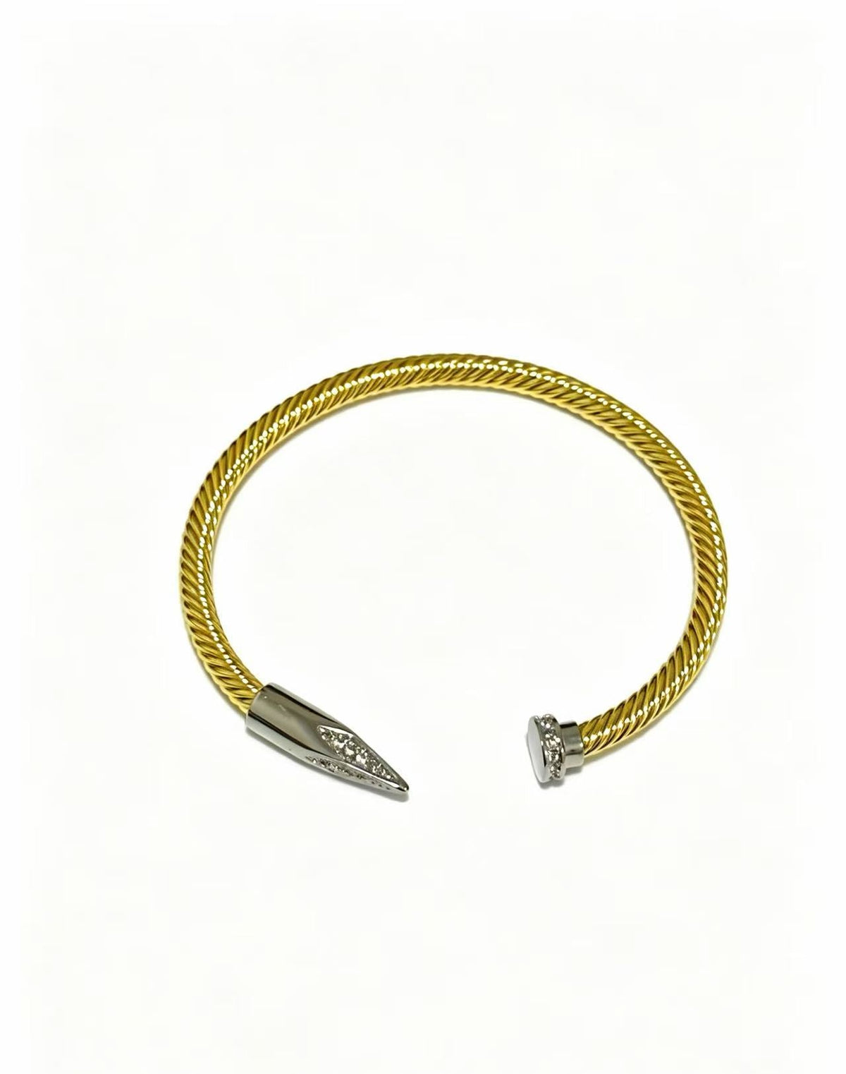 [Veyra Jewelry]Open threaded nail bracelet