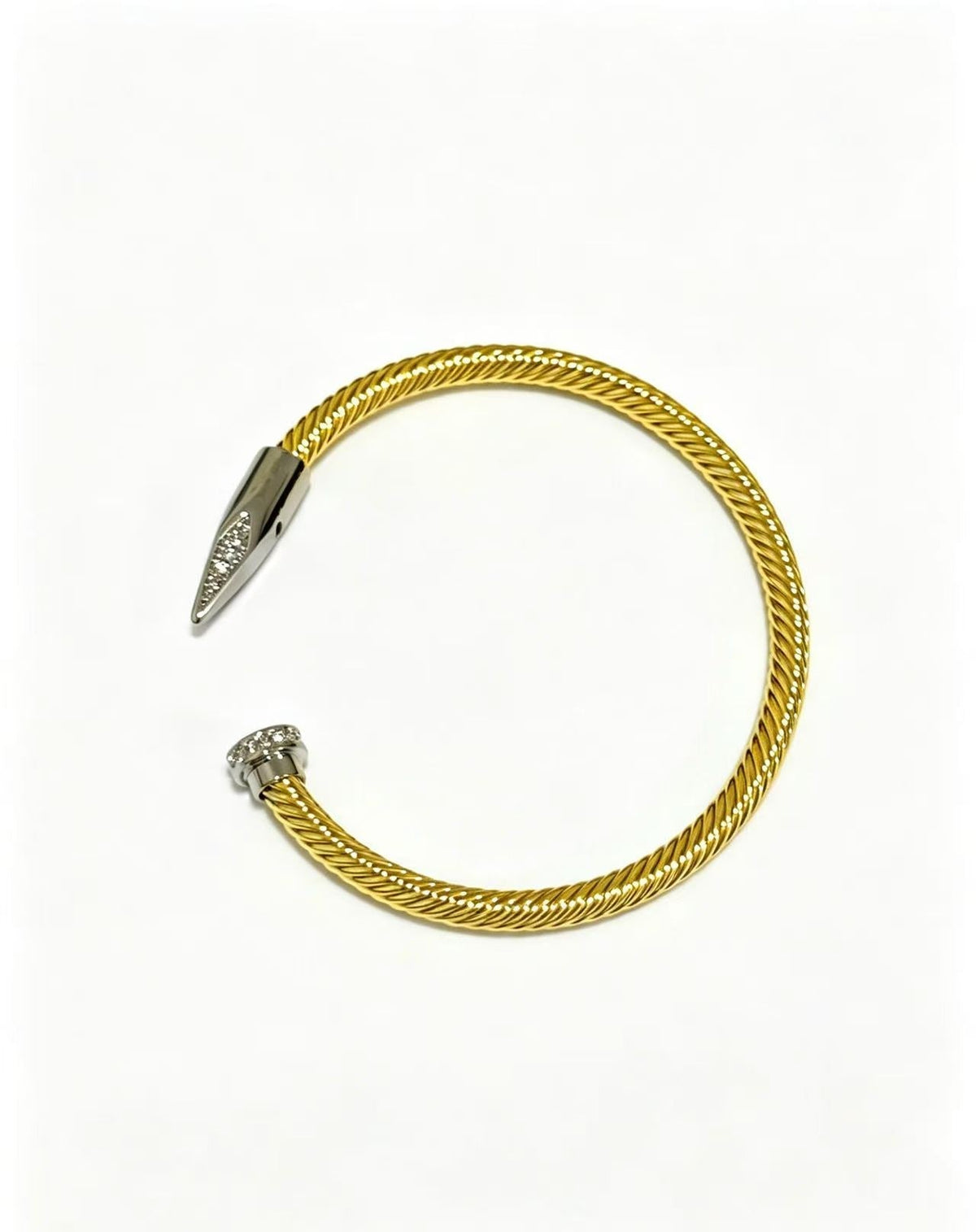[Veyra Jewelry]Open threaded nail bracelet