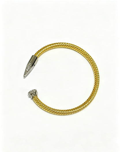 [Veyra Jewelry]Open threaded nail bracelet