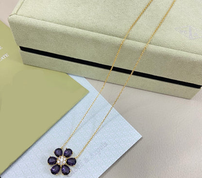 [Veyra Jewelry] flower necklace